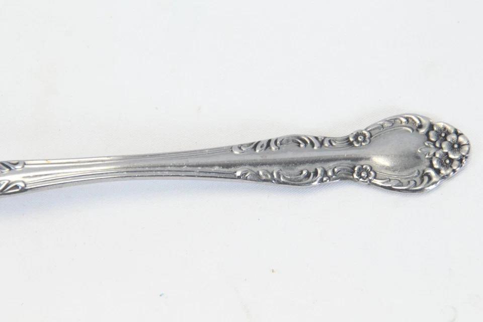 Ecko Eterna Beaumont Oval Soup Spoons 7-3/4" Stainless Lot of 2 - Image 4 of 4