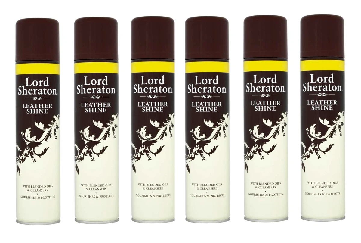 6x Leather Shine Spray Furniture Nourishing Protecting Cleaning
