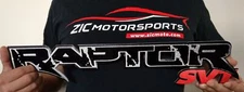 Ford F150 F-150 Raptor SVT Emblem Badge Heavy Duty Steel Metal Sign - 20" X 3.5"