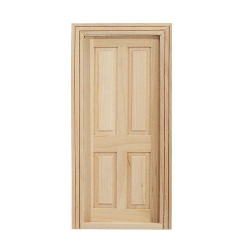 1:12 Dollhouse Diy Mini Door Window Blank Material Model Accessories Unpainted - Picture 7 of 12