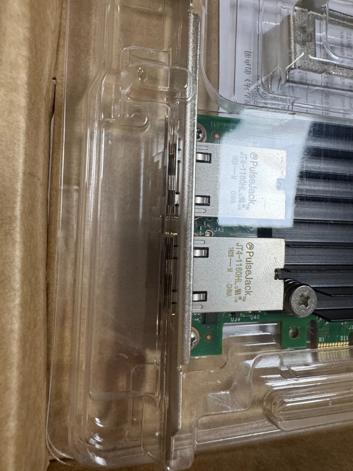 DELL Intel X550-T2 2port 10Gb Ethernet PCIe Network Adapter 4V7G2 HWWN FKHKC - Image 3 of 4