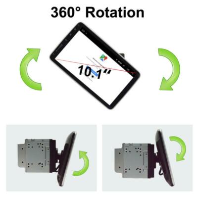 360° Rotation Screen 2 Din 10.1'' Android 9.1 Car Multimedia Radio GPS Navigation