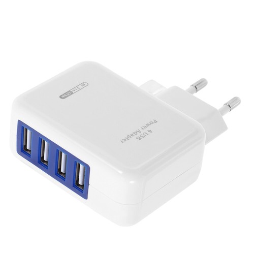 4 -Port USB -Ladegerät Multi-USB-Ladegerät Mit Mehreren Anschlüssen - 第 1/12 張圖片