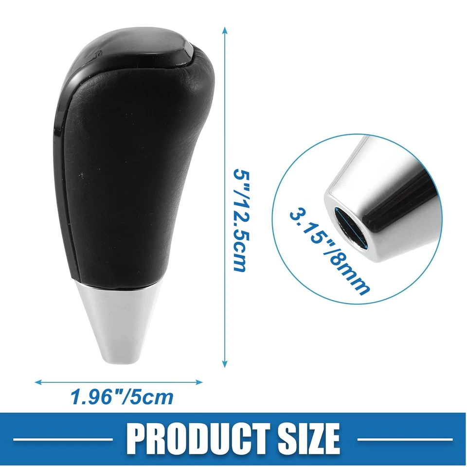 Palanca de cambios automática cuero negro para Lexus RX330 RX350 RX400h LX470 Foto 3 de 4