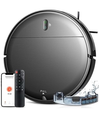 Robot Vacuum Cleaner with Sweep and Wet Mopping Features