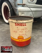 1950’s SHELL Gear Oil 5 Gallon Can - Gas & Oil