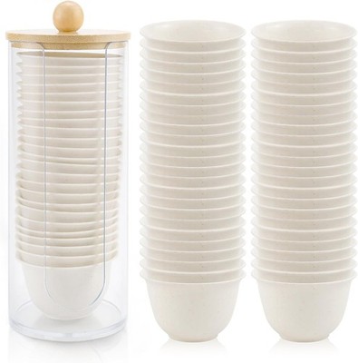 48pcs Chinese Mini Teacups Set - Tradital Kungfu Tea Bowl Cups for
