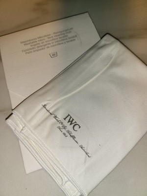 IWC Watch Cleaning Cloth with Case
