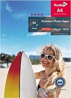 A4 Fotopapier 250G/Qm Hochglanz 50 Blatt FüR Inkjet Drucker