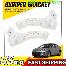 Front Bumper Retainer Bracket 2x For 2004-08 Mazda 3 Cover Retainer Sedan 110x Front Bumper Retainer Bracket 2x For 2004-08 Mazda 3 Cover Retainer Sedan 110x