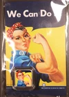 2026 Under/Over Double Sided Colorized 1g Silver Bar in Card We Can Do It