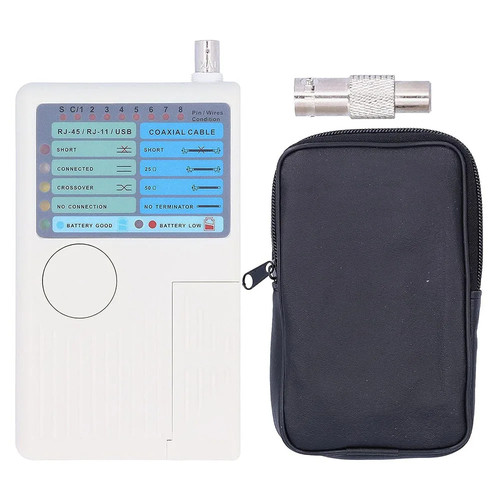 4 in 1 Network Cable Tester RJ45/RJ11/USB/BNC LAN Cable Cat5 Cat6 Wire Tester - 第 12/12 張圖片