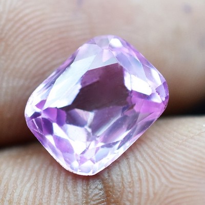 Natural Pink Ruby Cushion Cut Certified 3.60 Ct Rare Loose Gemstone Ring Size
