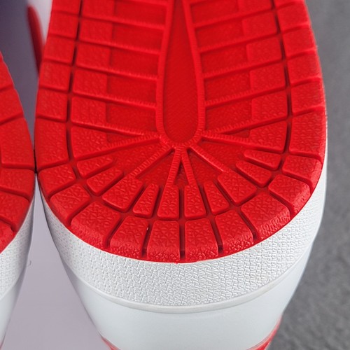 Größe 16 – Herren Nike Air Jordan 1 Retro OG Low Weiß/University Red Sneaker Schuhe - Bild 16 von 18