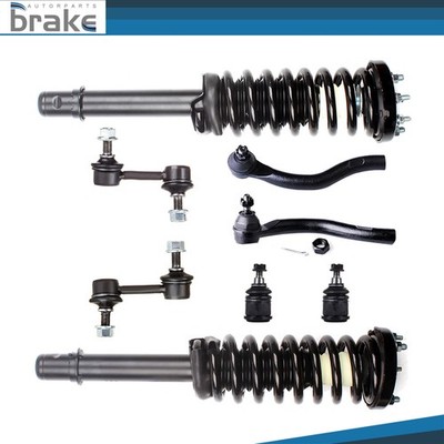 Front Strut Ball Joint Tierod Sway Bar Link 8pcs Kit For 2003-07 Honda Accord v6