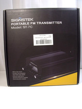 SIGNSTEK Portable FM Transmitter ST-7C Dual Power