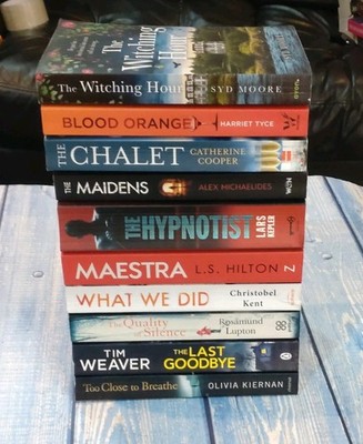 10 x Crime Thriller Suspense Paperback Books - (Bundle Job Lot) #d