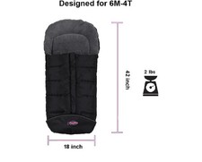 Weather Proof Oudtoor Walking Universal Stroller Bunting Bag with Reflective ...