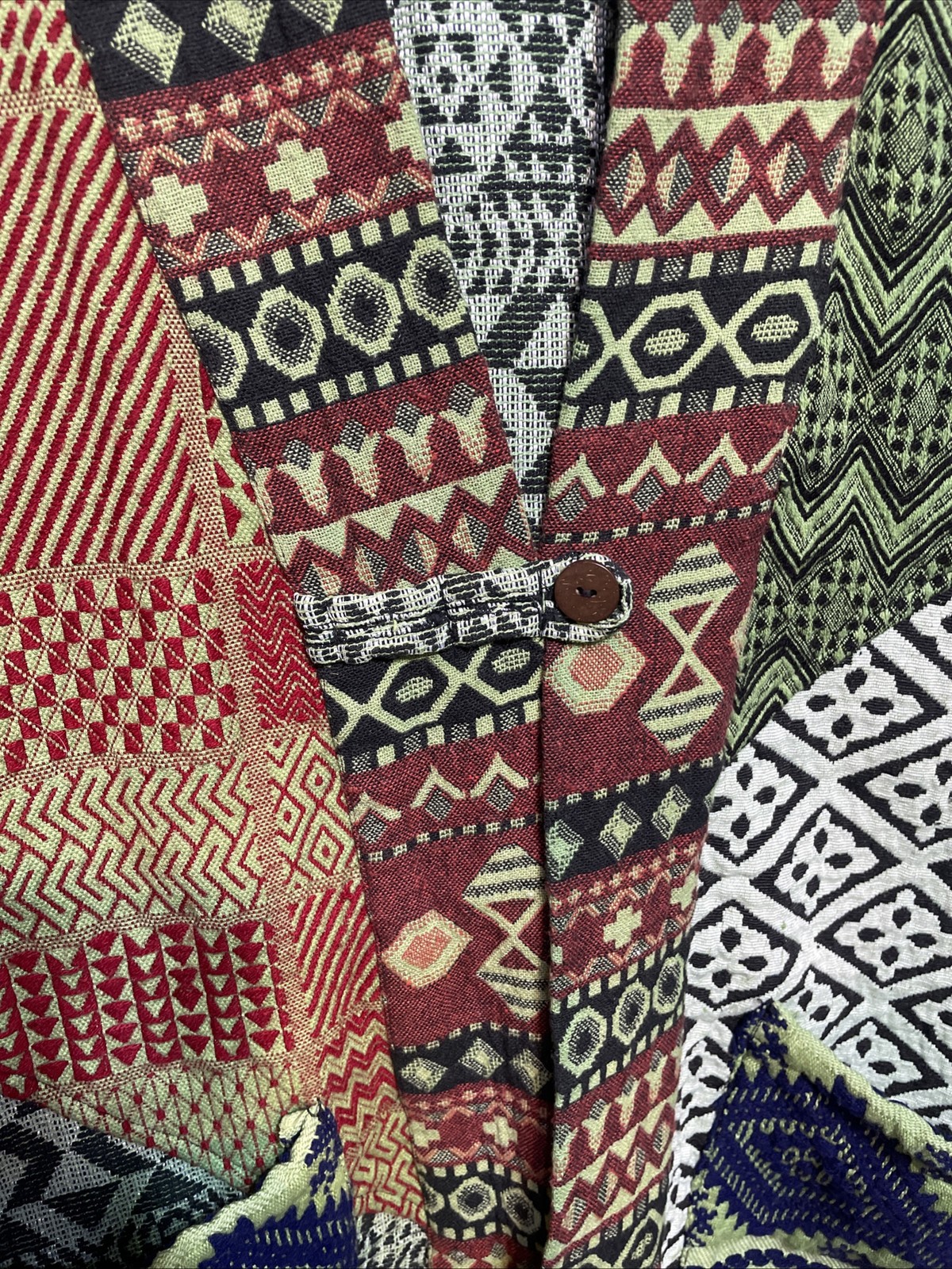 Sacred Threads Patchwork Jacket Festival Tapestry… - image 3