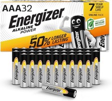 Energizer Alkaline Power - AAA Batteries (32 Pack) - Triple a Battery 1.5V - up 