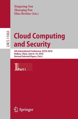 Xingming Sun (u. a.) | Cloud Computing and Security | Taschenbuch | Englisch