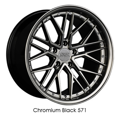 XXR 571 20x9 5x120 +35 Chromium Black Wheel/Rim