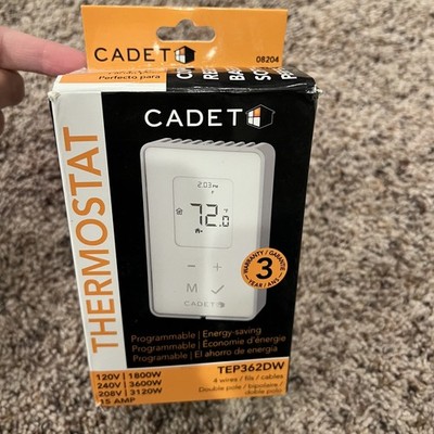 Cadet TEP362DW: Programmable Energy-Saving Wall Thermostat 