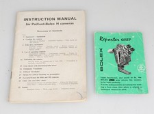 PAILLARD-BOLEX H CAMERA MANUAL