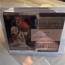 Panini 2024-25 Prizm Black Tristen Newton Timberwolves Rookie Auto #SS-NEW