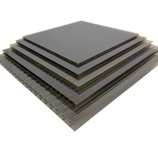 4mm / 6mm Bronze Polycarbonate Greenhouse Roofing Sheets - Cut to Size