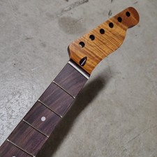 AAA Flame Roasted Maple Tele Neck fits fender Telecaster body 22 frets modern