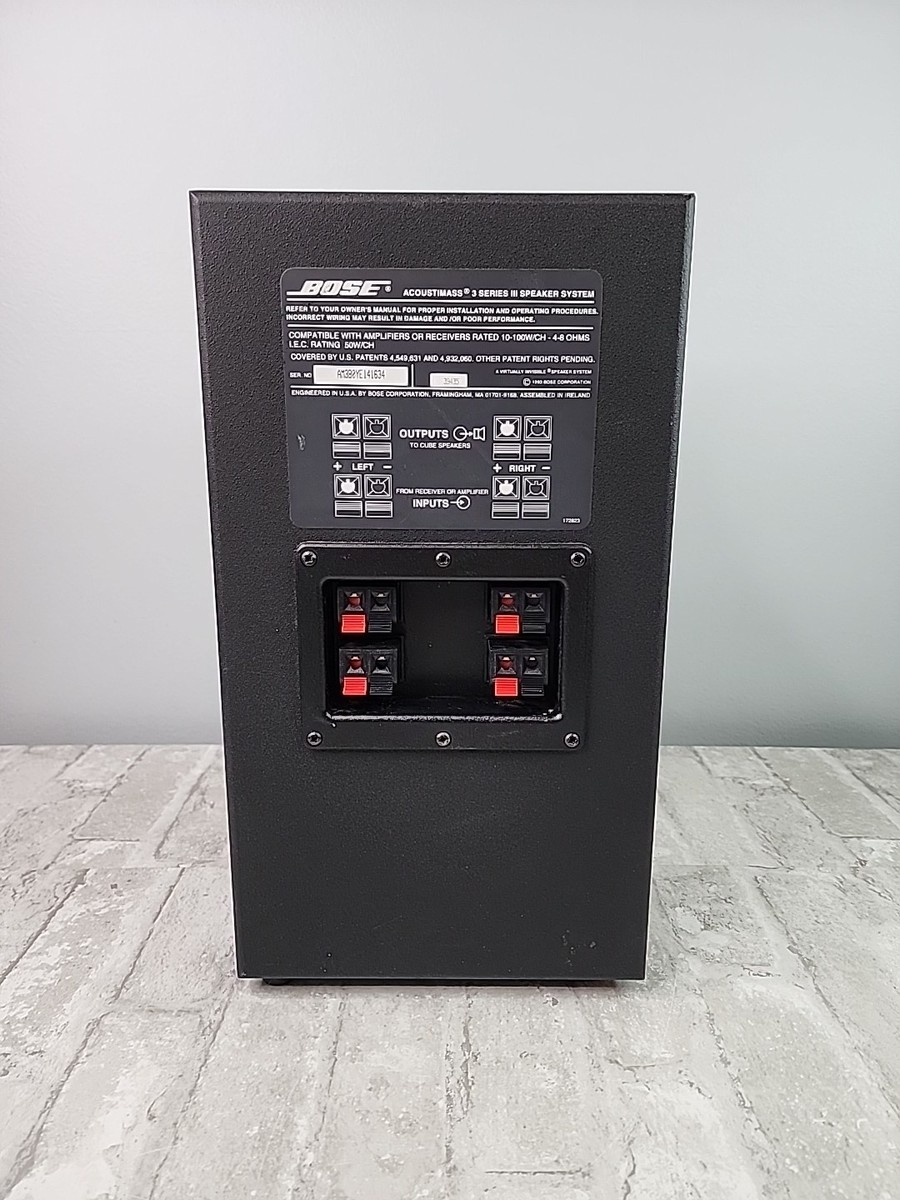 BOSE Acoustimass 3 Series III Speaker System Bass Module Subwoofer