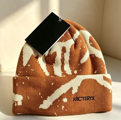 HOT Arc’teryx Grotto Toque Beanie Brown Merino Wool Knit Winter Hat Unisex - product listing photo