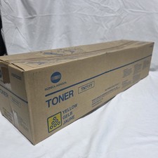Konica Minolta TN-711Y Original Laser Toner Cartridge Yellow - NEW, Sealed