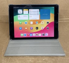 Apple iPad 6 9.7in bundle 32GB Wi Fi Space Gray iOS 17.7.10 A1954 CASE INCLUDED
