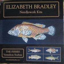 Elizabeth Bradley tapestry chart 28 x 11 inches 'Vermilion Seabass'