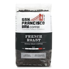 San Francisco Bay Coffee - Dark Roast Whole Bean Coffee - French Roast 2 lb bag