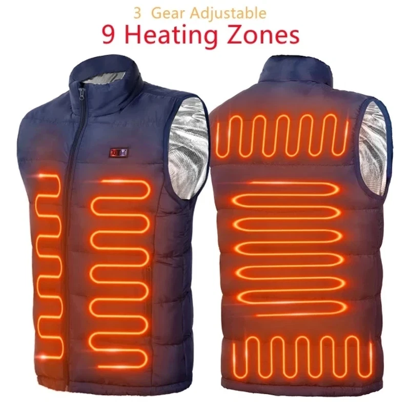 Heated Vest Electric Heated Jackets Sportswear Graphene Heat Coat Jacket Camping
Opens in a new wind