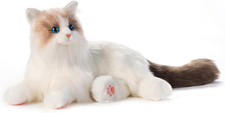 Interactive Companion Robot Cat Pets, Handmade Weighted Stuffed Animals, Cat Plu