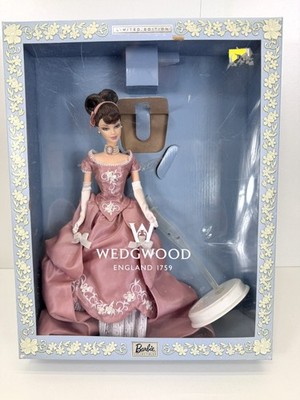 Barbie Doll Wegwood England mit Box Limited Edition Sammler Puppe Vintage X9558