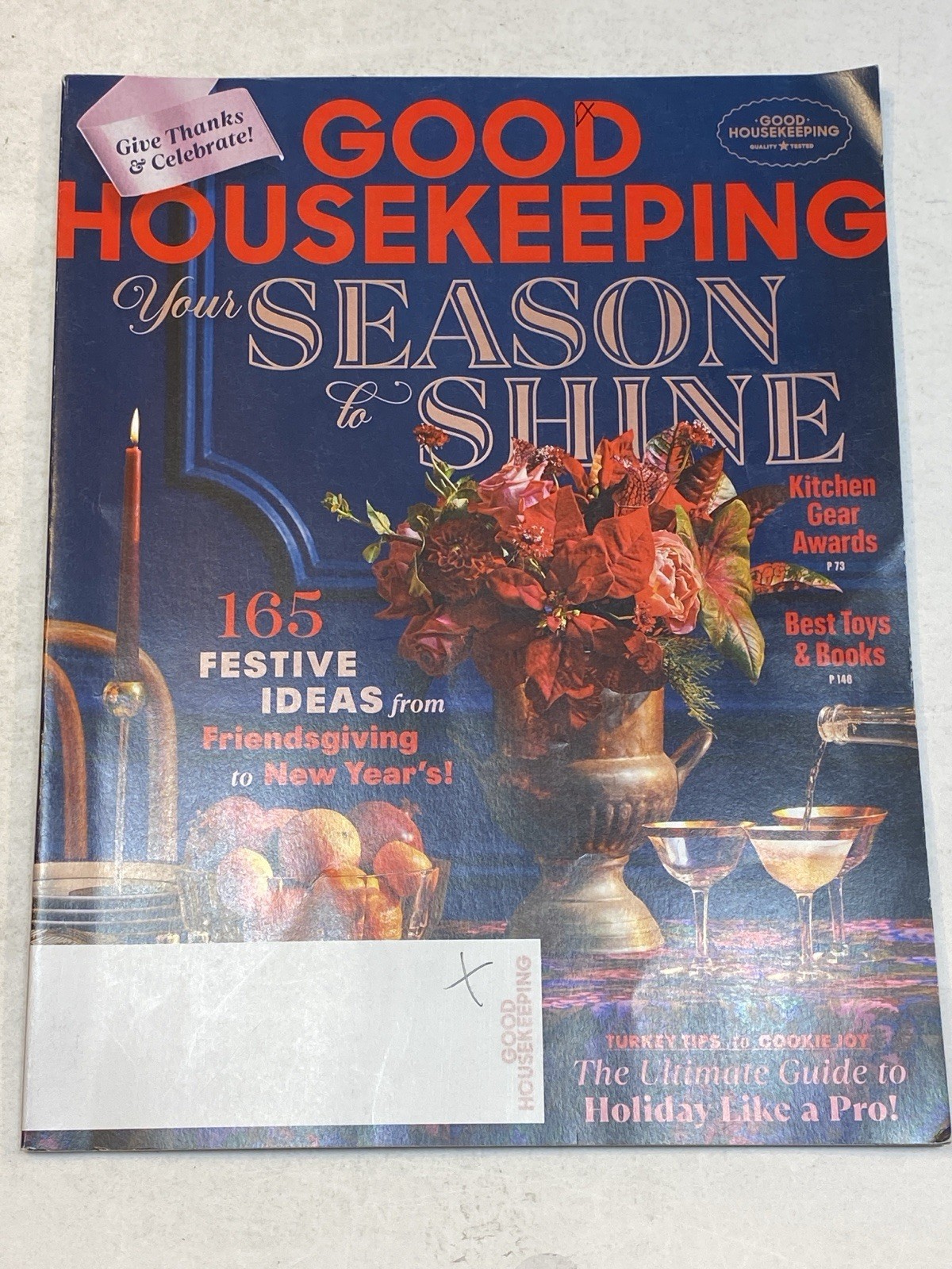 Good Housekeeping Magazine Nov Dec 12 2024 Your Season Shine Holiday Pro Guide