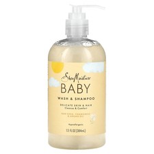 Baby Wash  Shampoo, Raw Shea, Chamomile  Argan Oil, 13 fl oz 384 ml 