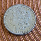 1887-S Morgan Silver $1 Dollar Coin Money 90% Silver