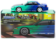 Tarmac Works Global64 Falken Vertex Nissan Silvia S13 164 Car T64g-025-fa Tarmac Works Global64 Falken Vertex Nissan Silvia S13 164 Car T64g-025-fa