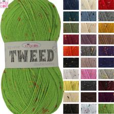 King Cole Big Value Tweed DK 100g Knitting Wool Yarn Acrylic Crochet Craft