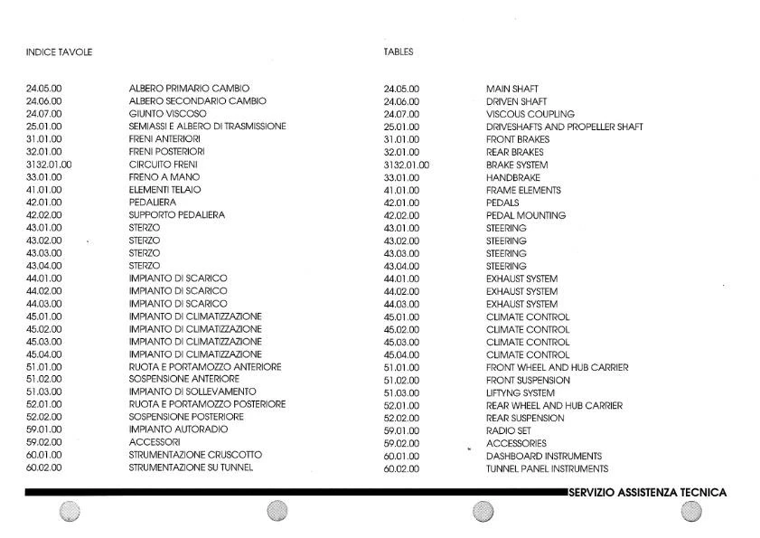 LAMBORGHINI DIABLO ROADSTER PARTS MANUAL 1996 - 1997 REPRINTED COMB BOUND - Image 4 of 4