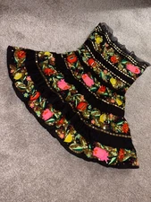 Las Noches Ibiza by Eric and Jack embroidered black and multi dress