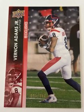 2022 Upper Deck CFL Football Vernon Adams Jr. UD Exclusives 95/100 #67