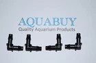 4mm 90 degree bends for Aquarium airline - 4 pieces