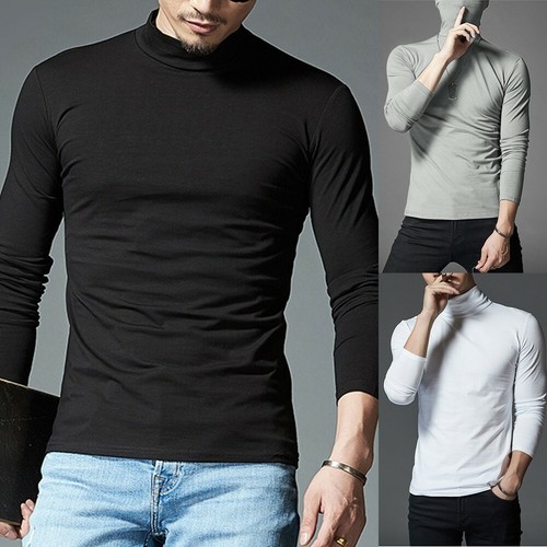 High Neck Slim Skinny Tops 